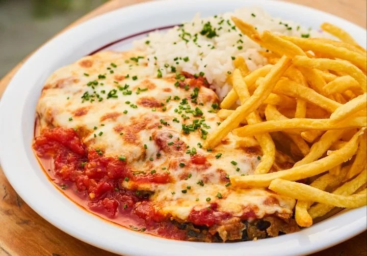 Marmitex Grande Bife Parmegiana